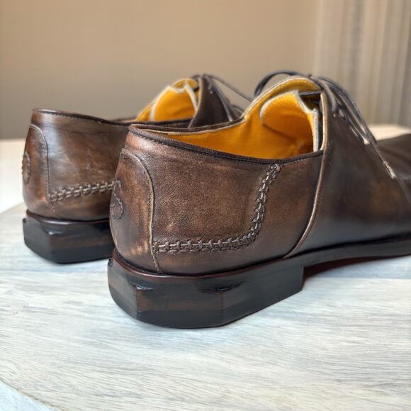 Oliver Sweeney Interlock Oxford Men\'s Brown Leather Shoes US Size 9.5 main image 6